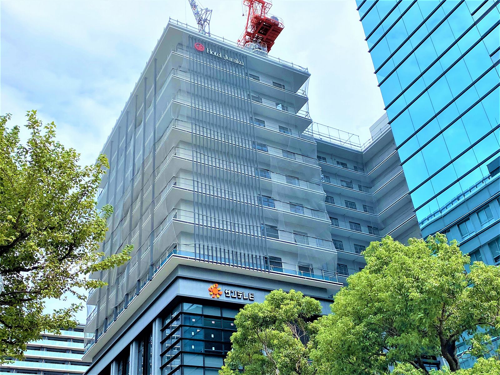 JR神戸駅南側に、サンテレビの新社屋と「神戸ホテルジュラク」を建設中。2021年春にオープン予定だよ！ #新規オープン #サンテレビ新社屋 #神戸ホテルジュラク #神戸駅前プロジェクト